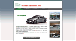 Desktop Screenshot of multicentroautomovil.com